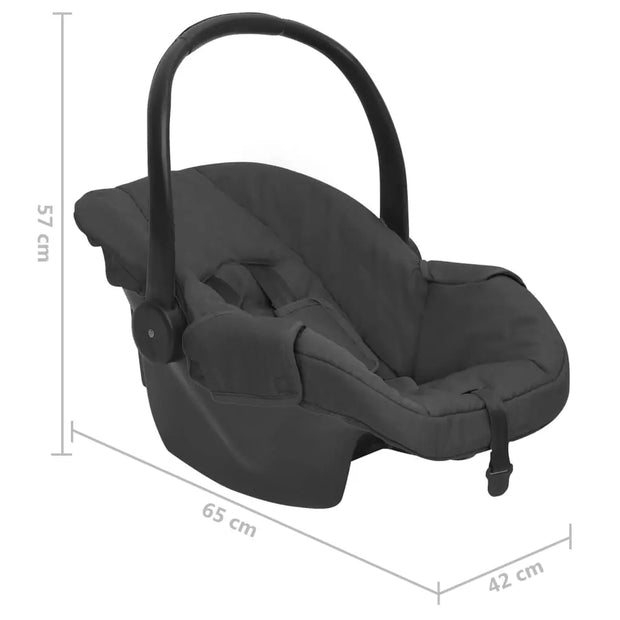 Siège d'auto pour bébé Anthracite 42x65x57 cm vidaXL