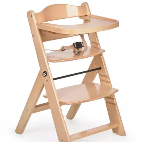 Wooden baby high chair