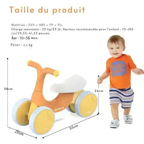 Draisienne enfant UBRAVOO 1-2 Ans