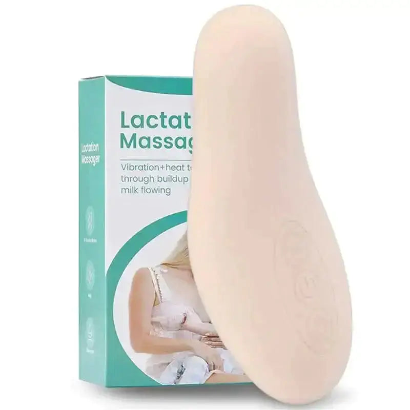 Hililand masseur de sein Masseur de lactation chauffant débloquant les  vibrations du sein masseur d'allaitement universel pour les