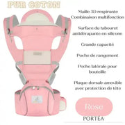 Porte bébé ergonomique Portéa ™ - Newmamz : Puériculture en Ligne
