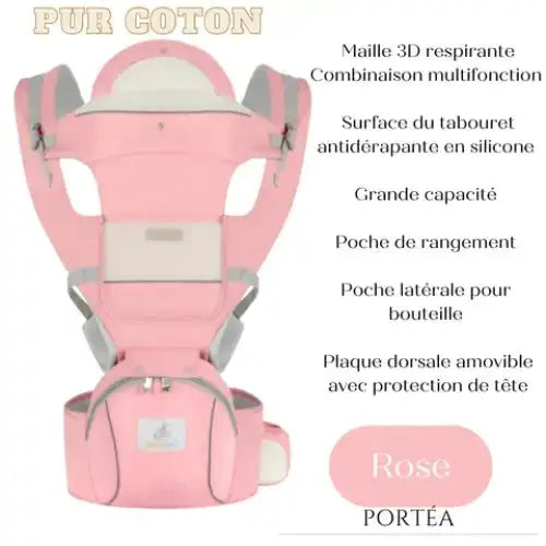 Porte bébé ergonomique Portéa ™ - Newmamz : Puériculture en Ligne