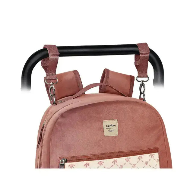 sac accessoires pour bébé Safta Marsala Rose (30 x 43 x