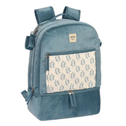 sac accessoires pour bébé Safta Leaves Turquoise (30 x 43 x