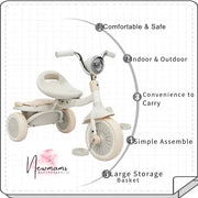 Tricycle Évolutif Bébé Pédalou - Vélo Tricycle pour Enfants