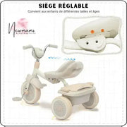 Tricycle Évolutif Bébé Pédalou - Vélo Tricycle pour Enfants